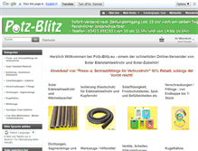 Tablet Screenshot of potz-blitz.eu